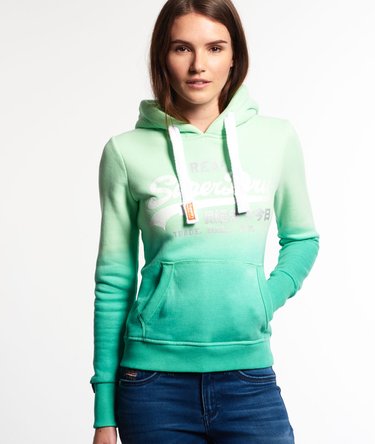 Vintage Logo Duo Dip Hoodie Image 1
