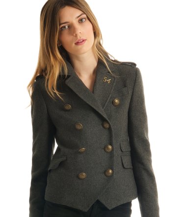 Cropped Cavalry Jacket Image 1