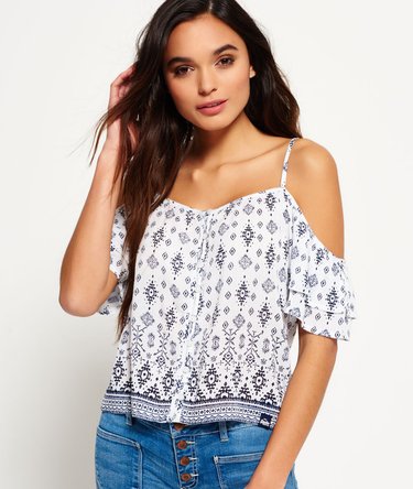 Peekaboo Border Cami Top Image 1