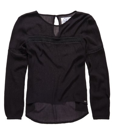 Folk Lace Panel Blouse Image 2