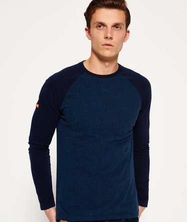 Orange Label Grit Baseball T-shirt Image 1