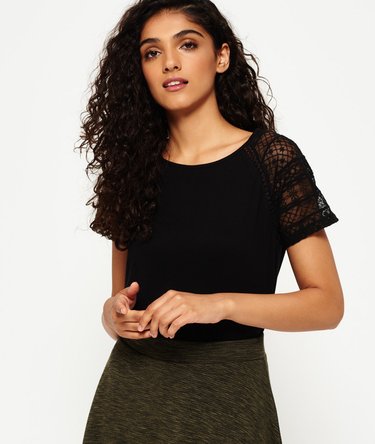 Embroidered Raglan T-shirt Image 1