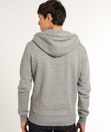 Orange Label Zip Hoodie Image 4