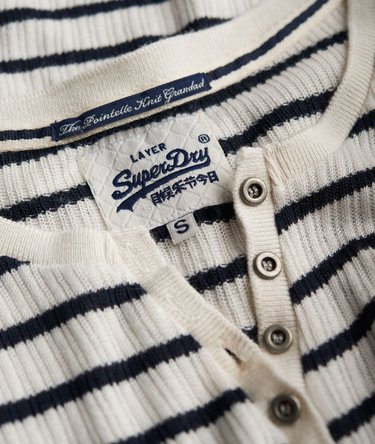 Essentials Knit Grandad Shirt Image 5