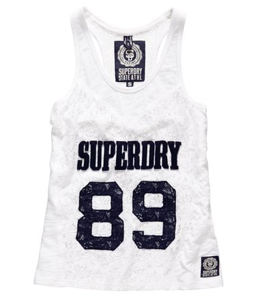 Athletic Lace Tank Top Image 2