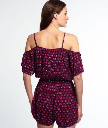 Peekaboo Print Playsuit Image 3