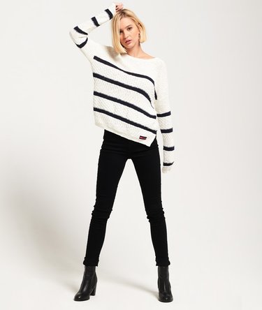 Atlantic Stripe Rib Knit Jumper Image 3
