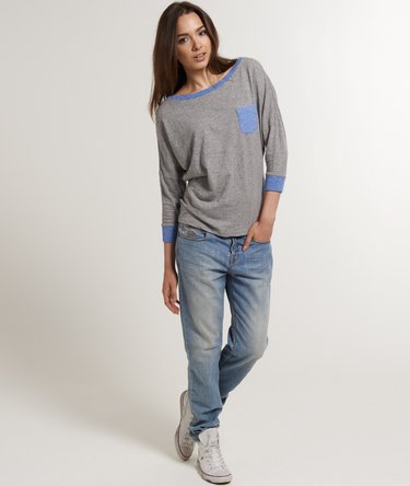 Contrast Ringer T-shirt Image 3