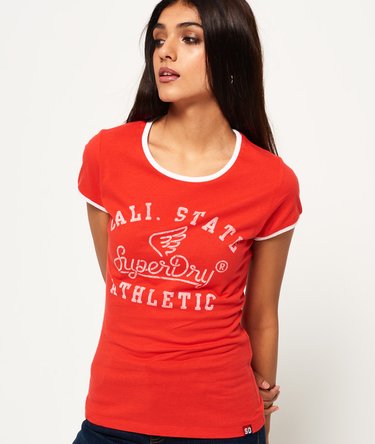 State Athletic Ringer T-Shirt Image 1