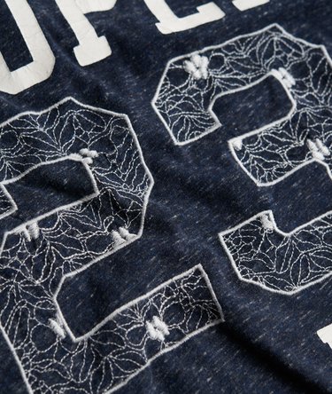 Football Lace Embroidery Top Image 6