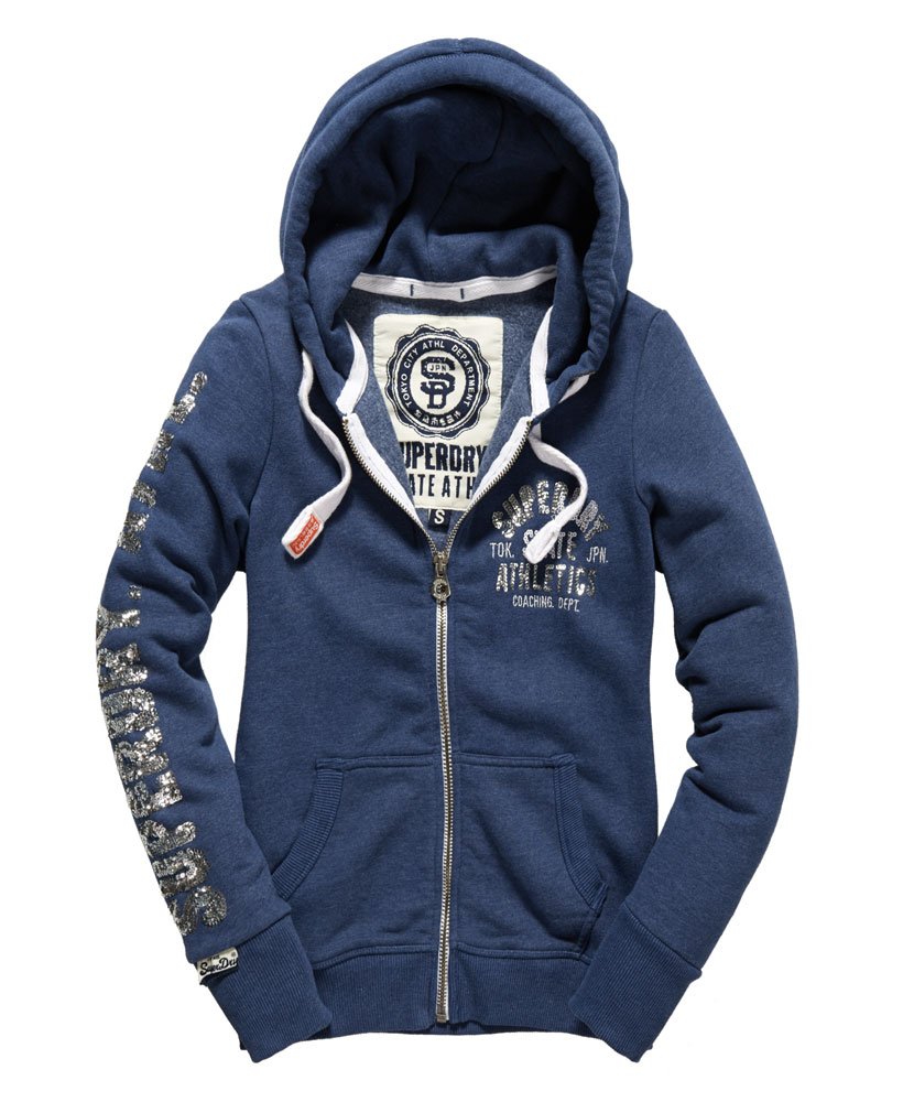 日本未入荷 【Superdry】Collegiate State Hoodie 関税/送料込み Vintage Superdry Japan Sweater Superdry Japan Zipper Ups