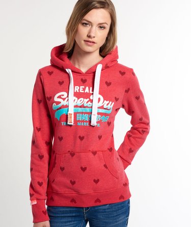 Sweat à capuche Vintage Logo All Over Print Image 1