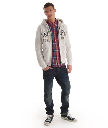 Workout hoodie met rits Image 2