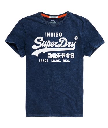 Vintage Logo Indigo T-Shirt Image 1