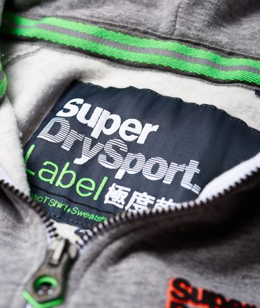 Sport Label Impact Zip Hoodie Image 6
