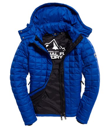 Hooded Box Quilt Fuji Jacket Image 2