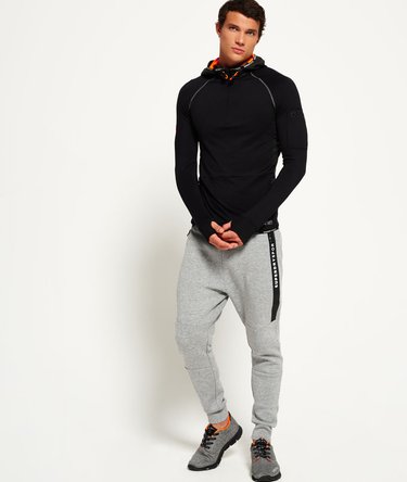 Sports Athletic 1/2 Zip Overhead Hoodie Image 3