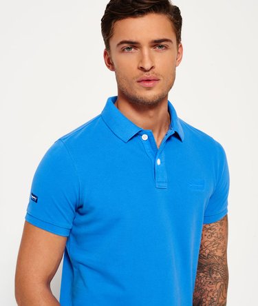 Vintage Destroyed Pique Polo Shirt Image 5
