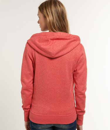 Orange Label Zip Hoodie Image 4