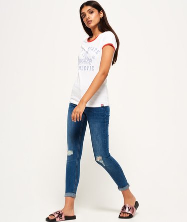 State Athletic Ringer T-Shirt Image 3