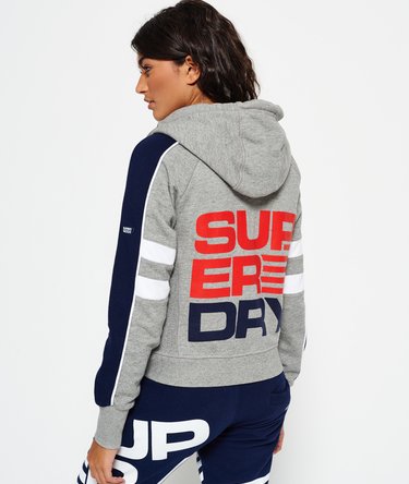 Shortie Sports Zip Hoodie Image 4