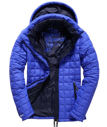 Hooded Box Quilt Fuji Jacket Image 1