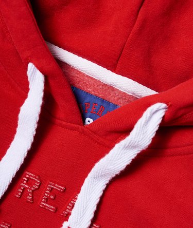 Vintage Logo Embossed Hoodie Image 6