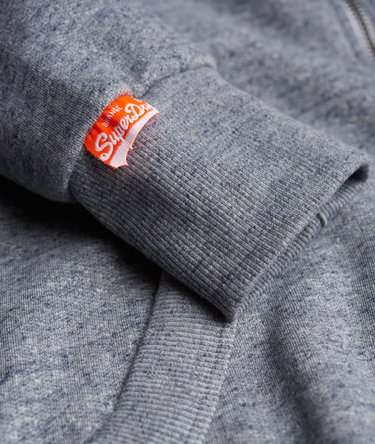 Orange Label Zip Hoodie Image 7