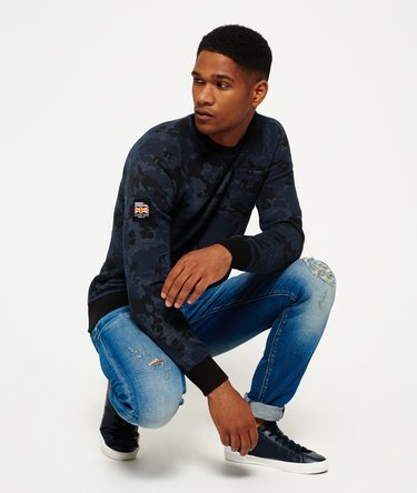 Rookie Camo Print Crew Neck Sweatshirt Image 3