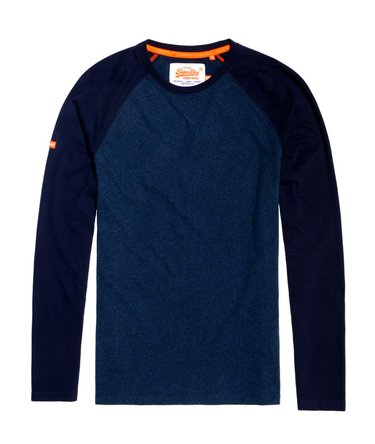Orange Label Grit Baseball T-shirt Image 2