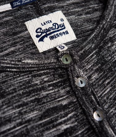 Super Sewn Lace Sleeve Grandad Top Image 5