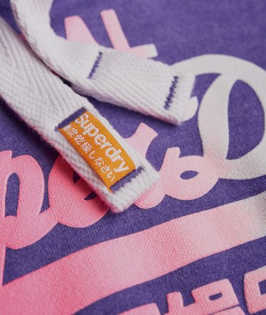 Vintage Logo Side Fade Hoodie Image 6