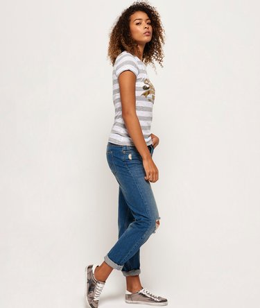 Vintage Logo Stripe T-Shirt Image 3