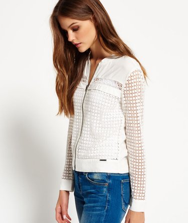 Analee Lacy Bomber Jacket Image 1