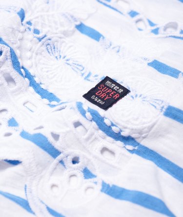 Shore Broderie Shell Top Image 7