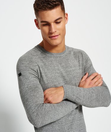 Pull en coton premium à col rond City. Image 5