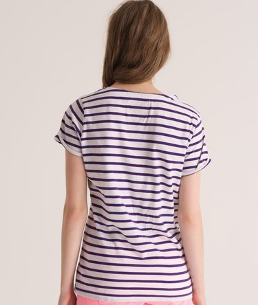 Slouch stripete T-skjorte Image 4