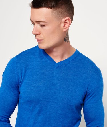 Call Sheet Merino Vee Neck Jumper Image 5