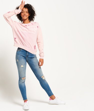 Distress Boxy Sweatshirt Image 5