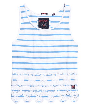 Shore Broderie Shell Top Image 2