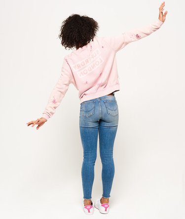 Distress Boxy Sweatshirt Image 4