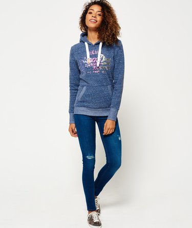 Vintage Logo Sequin Hoodie Image 3