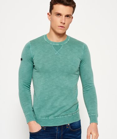 Garment Dyed L.A Crew Neck Jumper Image 1