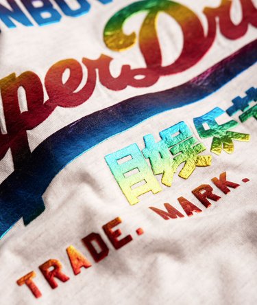 Vintage Logo Rainbow T-shirt Image 6