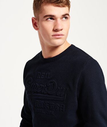Embossed Vintage Logo Crew Neck Sweatshirt Image 4