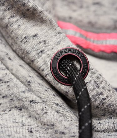 Sport Label Diagonal Hoodie Image 7