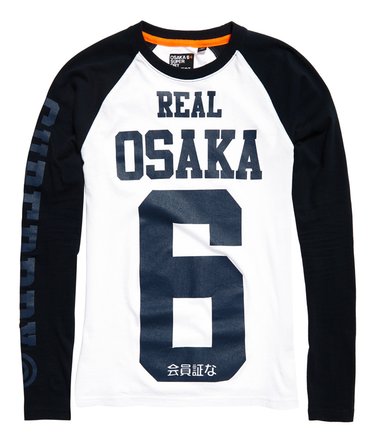 Real Osaka 6 Raglan Long Sleeve T-Shirt Image 2