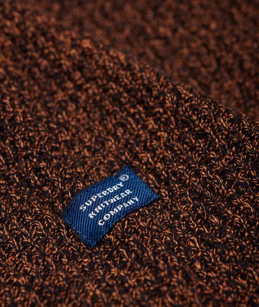 Vaffelstrikket University tr&oslash;je med rund hals Image 8