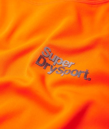 Core Train piqué T-shirt met vochtafvoerende mesh Image 8