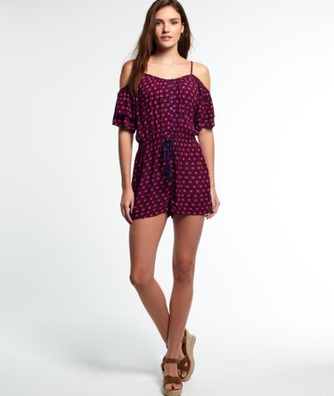 Peekaboo Print Playsuit Image 2